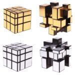 3x3x3 Mirror Cube,Silver Magic Cube Mirror Blocks,Speed Cube Mirror Blocks,Different Shape Puzzle Cube Silver Magic Cube Learning & Educational For Kids - Image 5