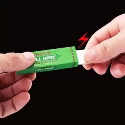 31Wh6yPmbWL Pranking Shock Joke Chewing Gum Pull Head Shocking Toy Gift Gadget Prank Trick Gag Funny Electric Shocking Funny Chewing Gum Toy Gift Shock Joke Gadget Prank Trick Gag - Image 3