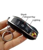 Shok Car Key Keyless Keychain Prank Toy Joke Funny Gadget Tricky Gag Veigar for April Fools Halloween Party Car Remote Control Keychain with Laser and LED Light (Multicolor) - Image 2