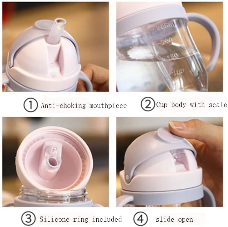 51y03RZXZFL Baby Cups, Baby mouthpiece, cups for baby girls, Cups for baby boys, Young Children sippy cups - Image 3