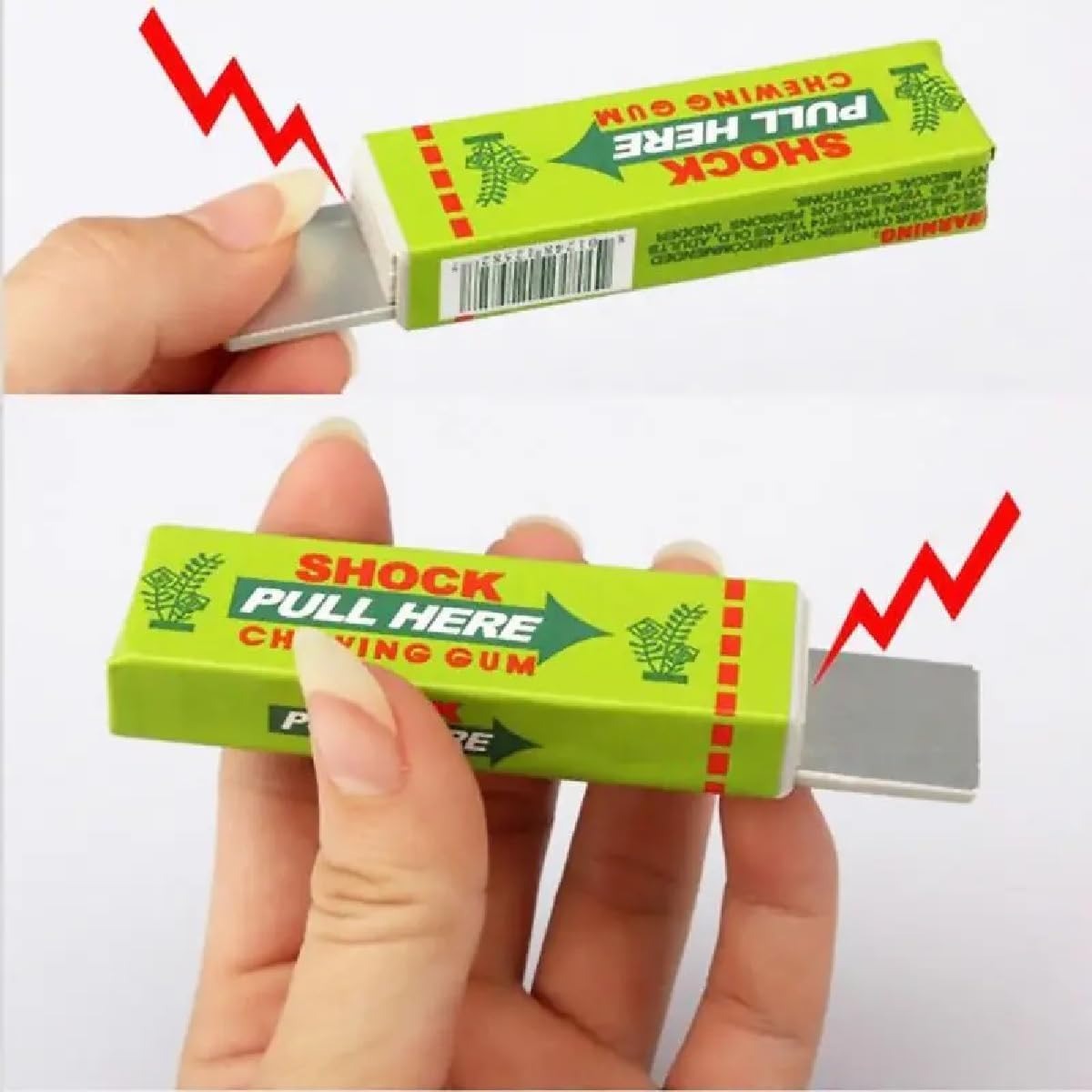 610g1m0pcaL._SL1200 Pranking Shock Joke Chewing Gum Pull Head Shocking Toy Gift Gadget Prank Trick Gag Funny Electric Shocking Funny Chewing Gum Toy Gift Shock Joke Gadget Prank Trick Gag - Image 2