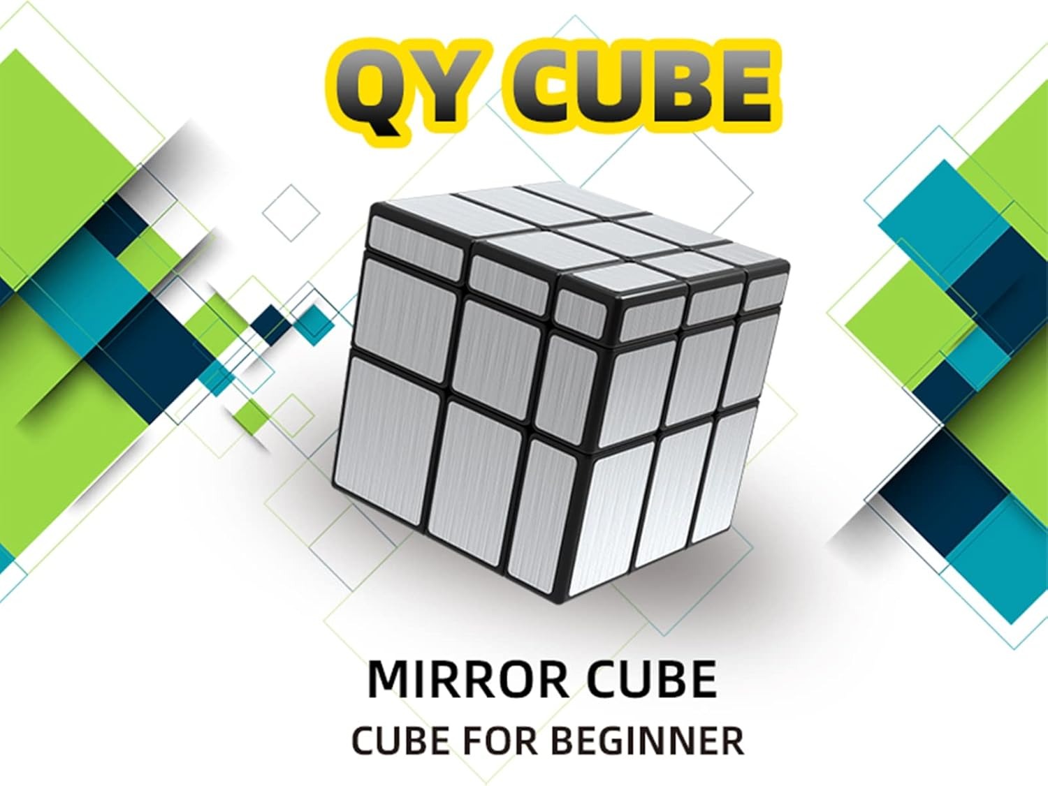 613q9bnKXPL._AC_SL1500 3x3x3 Mirror Cube,Silver Magic Cube Mirror Blocks,Speed Cube Mirror Blocks,Different Shape Puzzle Cube Silver Magic Cube Learning & Educational For Kids - Image 2
