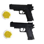 Hand Toy Gun Pack of 1 BB Bullets Gun Toy Mauser Gun Toy Ear + 2 5 10 Edge Revolver Gun Toy Birthday Gift Plastic Toy Gun Toy Gun Black with 8 Rounds Reload and 6mm Plastic BB Bullets for Kids Boys 10-12 Bullets - Image 6