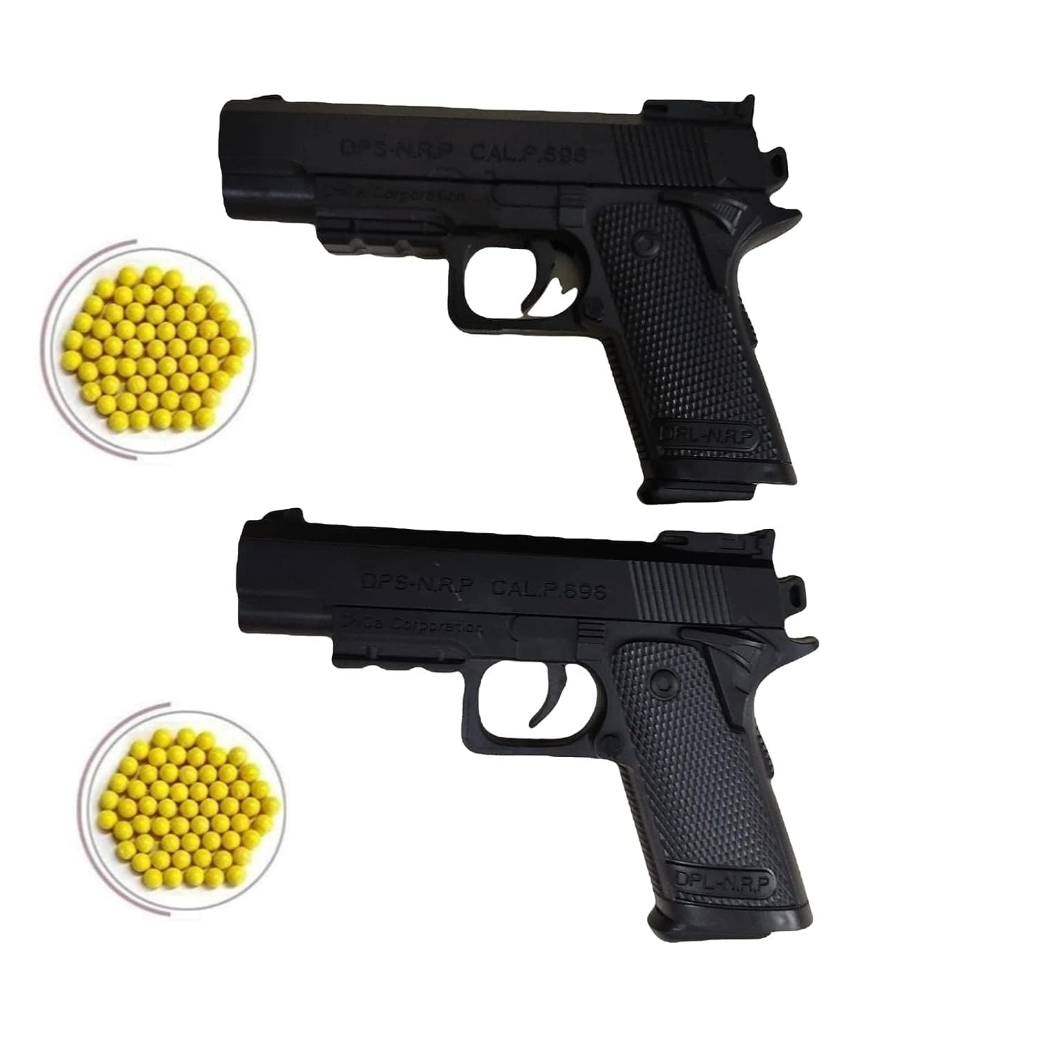 61Wjn70n35L._SL1500 Hand Toy Gun Pack of 1 BB Bullets Gun Toy Mauser Gun Toy Ear + 2 5 10 Edge Revolver Gun Toy Birthday Gift Plastic Toy Gun Toy Gun Black with 8 Rounds Reload and 6mm Plastic BB Bullets for Kids Boys 10-12 Bullets - Image 6