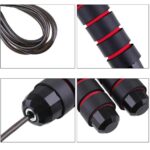 Jump Rope and Push-Up Handles, Multi-Functional Pushup Bar, Portable Gym Equipment for Men and Women ,Skipping Rope Automatic Jump Counter Adjustable Skipping Jumping Rope(1 pcs) - Image 5