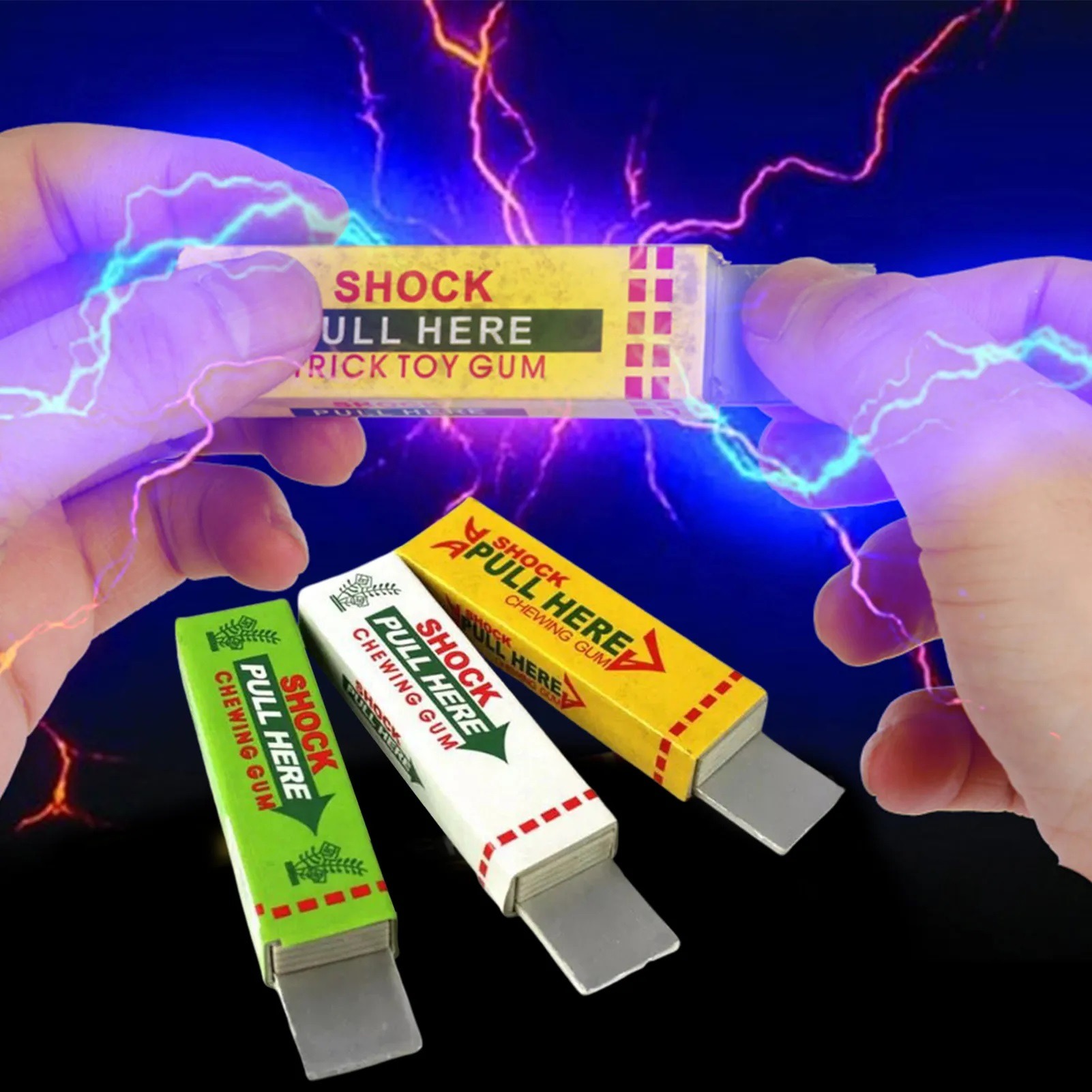 6bece124feab1f943c98ffb1122cc8ac Pranking Shock Joke Chewing Gum Pull Head Shocking Toy Gift Gadget Prank Trick Gag Funny Electric Shocking Funny Chewing Gum Toy Gift Shock Joke Gadget Prank Trick Gag - Image 4