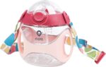 Kids Water Sippy Cup Creative Cartoon Baby Feeding Cups with Straws Leakproof Water Bottles Outdoor Portable Children's Cups,Baby Sipper Water/Juice Bottle for Toddler Kids 330ml, Anti-Spill Sippy Cup with Soft Silicone Straw - Image 8