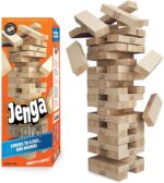Classic Jenga By The Toys Mart 48 Blocks Wooden Stacking Tower Board Game for Kids & Adults, Jenga Game - Wooden Blocks/ Stacking Tumbling Tower Game for Kids (Age: 6 and Up - FB Gamez)