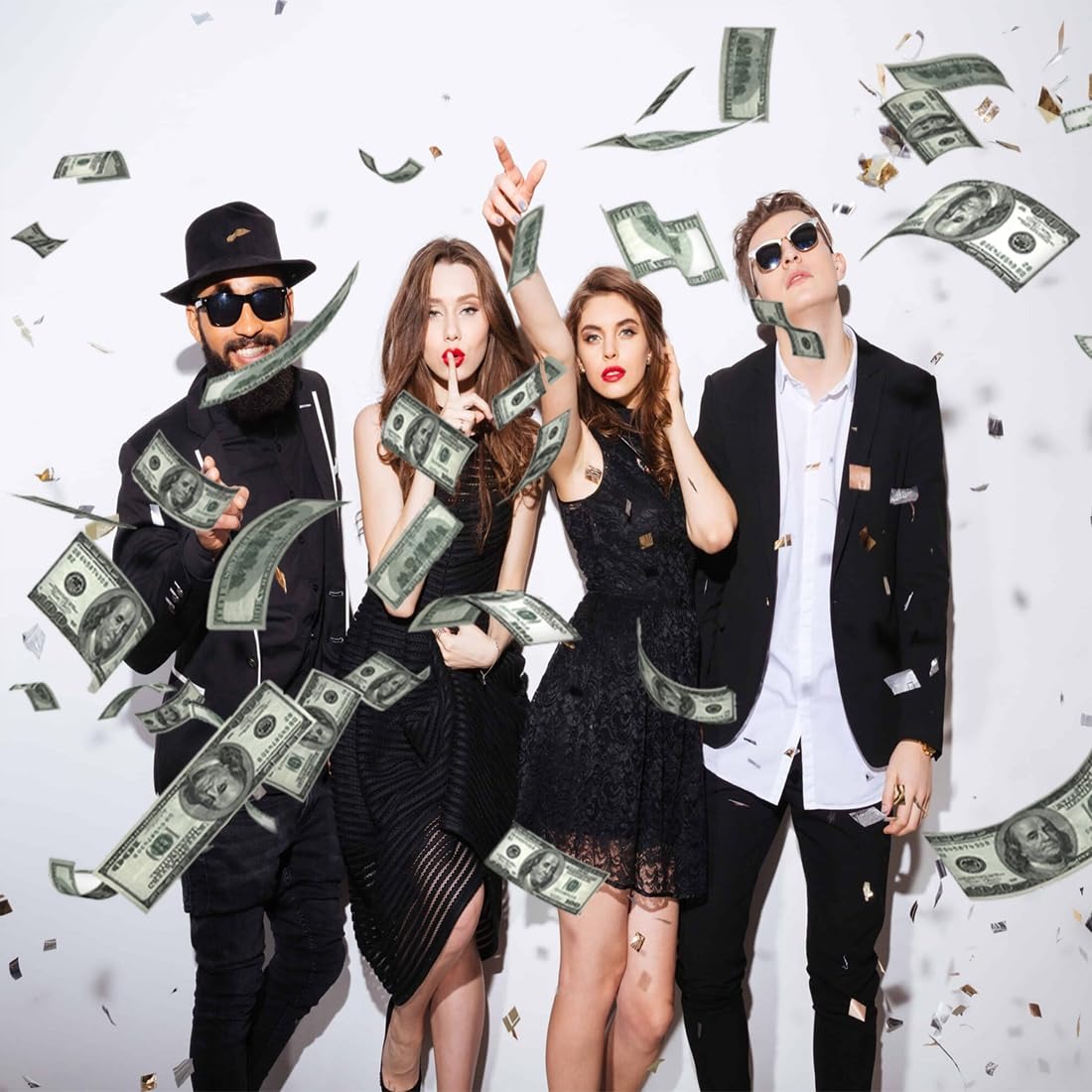 71unzWeSNdL._SL1100 Money That Looks Real,Prop Money 100 Dollar Bills Realistic Full Print 2 Sided,Movie Prop Money for Movies,Videos,Teaching and Birthday Party - Image 5