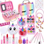 Little Princess Makeup Set Makeup Kit for Girls - Toddler Makeup Kit, Washable Toddler Makeup Set, Princess, Christmas Birthday Gift for 4, 5, 6, 7, 8, 9, 10 Year Old Girls - Image 3
