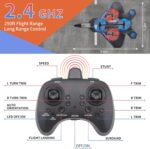 F22 Raptor With 4 Fan Foam RC Airplane Kit for Kids Age 8-12, Remote Control Aircraft for Adults Outdoor, Remote Control Flying Plane Toy, Cool Lights, Roll - Image 4