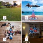 F22 Raptor With 4 Fan Foam RC Airplane Kit for Kids Age 8-12, Remote Control Aircraft for Adults Outdoor, Remote Control Flying Plane Toy, Cool Lights, Roll - Image 5