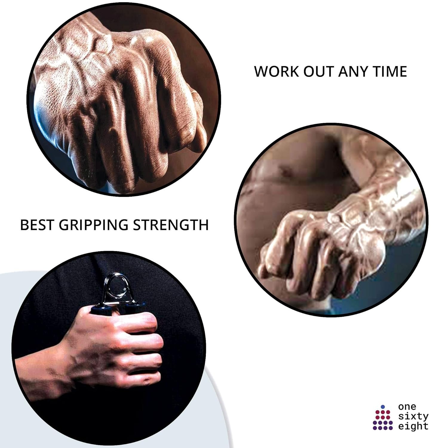 81tLVFYuTrL._SL1500 Hand Grippers Forearm Exerciser Wrist Fitness Foam Hand Grips, Hand Grippers, Grip Strength Trainers Hand Grip Strengthener, Hand Grippers for Men and Women (Pack of 2) - Image 5