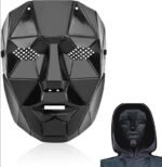 The Squid Game Cosplay MaskSquid TV Show Halloween Costume Mask Square Triangle Circle Front Man (Front Man)Halloween Game Mask, Carnival Mask, Game Mask, Black Mask, Halloween Cosplay, Gadget, Man Mask, Circle, Triangle and Square, One Size Fits All for - Image 3
