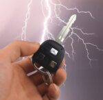 Shok Car Key Funny Trick Prank Toy Prank Car Keychain Simulation Keys Flashlight Trick Car Key Toy, Car Remote Toy – Shock + Flashlight + Laser Light + Key Chai