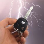 Shok Car Key Funny Trick Prank Toy Prank Car Keychain Simulation Keys Flashlight Trick Car Key Toy, Car Remote Toy – Shock + Flashlight + Laser Light + Key Chai