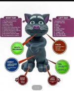 Tom the Talking Cat: Interactive Touch-Sensor Toy!""Touch & Talk with Tom: The Ultimate Cat Toy!""Talking Tom Interactive Cat: Speak, Touch, and Play!""Interactive Talking Tom Cat: Speak & Play!""Touch & Talk Tom: The Interactive Cat Companion - Image 3