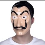 Money Heist Dali Mask – Unisex Costume Mask for Cosplay, Parties & Halloween | Salvador Dali Face Mask
