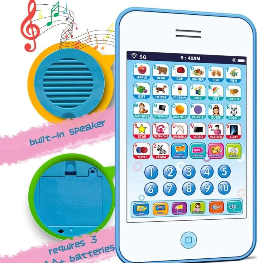 WhatsApp Image 2025-08-20 at 8.24.41 AM (2) Kids Learning Toy Mobile Phone – Educational Musical Smartphone with Lights & Sounds - Image 2