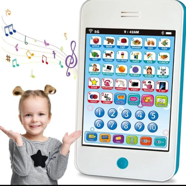Kids Learning Toy Mobile Phone – Educational Musical Smartphone with Lights & Sounds