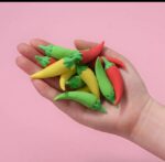 Chili Pepper Erasers for Kids, 3D Food Erasers for Boys and Girls, Fun Take Apart Erasers for School Supplies Prize Gifts Party Favors - Image 4