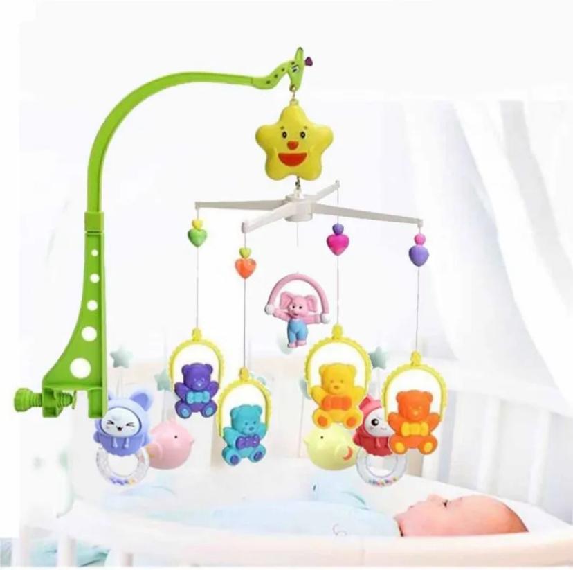 WhatsApp Image 2025-09-10 at 4.09.28 AM (1) Baby Giraffe Rotating Bedside Bell Set Bed Bell Crib Organic Sensory Training Toys with Music Fashionable Baby Mobiles - Image 5