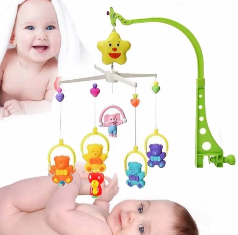WhatsApp Image 2025-09-10 at 4.09.29 AM (1) Baby Giraffe Rotating Bedside Bell Set Bed Bell Crib Organic Sensory Training Toys with Music Fashionable Baby Mobiles - Image 3