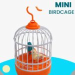 Musical light Bird cage with 2 birds beautiful toy for children's, Electric Induction Mini Birds Cage With SOUND & LIGHT