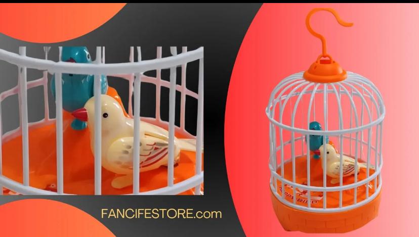 WhatsApp Image 2025-09-10 at 4.09.32 AM (1) Musical light Bird cage with 2 birds beautiful toy for children's, Electric Induction Mini Birds Cage With SOUND & LIGHT - Image 2