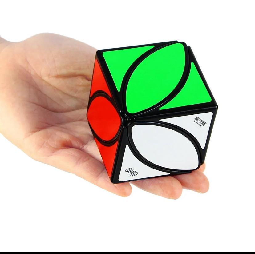 WhatsApp Image 2025-09-10 at 4.09.46 AM (2) Magic Square Maple Leaf Ivy Rubik's Cube Curved Inclined Shaped Clover Rubik's Cube Toy, CuberSpeed Speedcubing Bundle Ivy Cube - Black Magic Cube with Skewb Cube, Black Magic Cube - Image 6