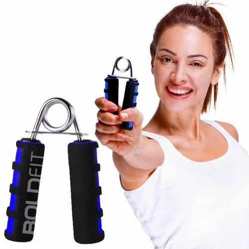 boldfit-hand-grip-strengthener-w Hand Grippers Forearm Exerciser Wrist Fitness Foam Hand Grips, Hand Grippers, Grip Strength Trainers Hand Grip Strengthener, Hand Grippers for Men and Women (Pack of 2) - Image 2