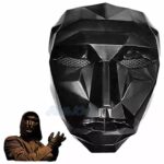 The Squid Game Cosplay MaskSquid TV Show Halloween Costume Mask Square Triangle Circle Front Man (Front Man)Halloween Game Mask, Carnival Mask, Game Mask, Black Mask, Halloween Cosplay, Gadget, Man Mask, Circle, Triangle and Square, One Size Fits All for - Image 6