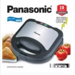 Panasonic Sandwich Maker 800W Black Quick & Crispy Sandwiches Made Easy
