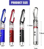 Led Pointing And Flashing Laser Light With Key Holders Ultra Powerful Laser Light 3 in 1 ( Red, Blue, Red-Blue Blink + Key Chain ) Emergency Light | - Image 4