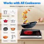 Kenwood Infrared Electric Stove | Infrared Cooker Single Burner Electric Hob 1800W Countertop Hot Plate, Infrared Cooker for Cooking Portable Stove| Model KW-301 - Image 5