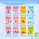 Educational Learning Talking Flash Cards Kindergarten Kids English Language Electronic Audio Book Learn English Words Toys,Talking Flash Cards Educational Toy | Early Education Learning Device - Image 4