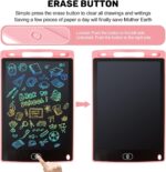 LCD Writing Tablet 8.5 Inch - Multicolor Drawing tablet- writing Digital Pad - Digital writer - Electronic Erasable Writing Board - Educational toy for kids - Image 2