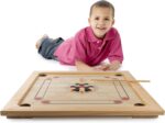 Carrom board game,Wooden carrom 20x20 inches board,Indoor carrom board,Professional carrom board,Carrom game set,Smooth surface carrom board,Compact carrom board - Image 6
