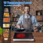 Kenwood Infrared Electric Stove | Infrared Cooker Single Burner Electric Hob 1800W Countertop Hot Plate, Infrared Cooker for Cooking Portable Stove| Model KW-301 - Image 3
