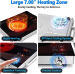 Kenwood Infrared Electric Stove | Infrared Cooker Single Burner Electric Hob 1800W Countertop Hot Plate, Infrared Cooker for Cooking Portable Stove| Model KW-301 - Image 7