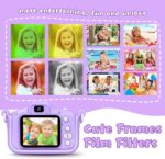T2.0 Inch Color Screen Children Mini Cute Digital Camera 1080P Children Toys Video Recorder Camcorder professional design, Rechargeable Kids Digital Camera, Educational Toy Camera with Video and 2-inch 1080P HD Screen and 32GB SD Card - Image 5