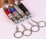 Laser Light Current Wali / Keychain + Laser Light + Keychain / Toys/ laser light Novelty Electric Shock Stick Toy, April Fool's Day Gift Electric Toy (Silver) - Image 5