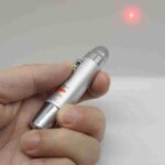 Laser Light Current Wali / Keychain + Laser Light + Keychain / Toys/ laser light Novelty Electric Shock Stick Toy, April Fool's Day Gift Electric Toy (Silver) - Image 4