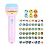 Flashlight Projector for Kids,Child Slide Projector Flashlight Light Toy Early Educational Learning Night Light Childhood Bedtime Cognition Device Fun Torch with Animal Pattern Interactive Toy - Image 5