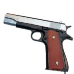 Heavy Metal Toy specially for boys to play Silver Airsoft 1911 Metal Blaster Toy | HALF METAL HALF PLASTIC Heavy Duty Fun for Boys - Image 6