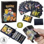 55 Pcs Pokemon Gold Foil Cards Anime Cartoon Pokemon English Version Tcg Card - 55 Pcs Pokemon Cards Box For Fans Rare Collection Card Child Toys Gifts - Golden Edition - Image 6