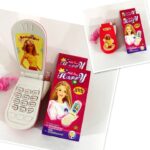 Barbie Play Cell Phone Toy for Kids, Toddlers with Music, Ringtones, Lights - Birthday Party Favors and Gifts for Girls and Boys,Cute Kids Barbie Mobile Phone Toy With Light and Music For Kids and Toddlers - Image 2
