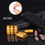 Dress-Up Accessories Glock Soft Bullet Toy Gun - with Magazine and Bullets silencer,Children's Gift(Red&Black), Glock Soft Bullets Toy with Jump Ejectinging Magazine, Soft Bullets & Pull Back Action, Toys for Boy Birthday Gift Item Foam Blaster Bullet Toy - Image 7