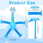 Telescopic Suction Cup Giraffe Toy Pop Tubes Fidget Toys Sensory Tubes Boys Girls Toddler Autism Products Easter Gifts,Cute Giraffe Stretch Tube Stress Relief Sensory Toy For Kids - Image 9
