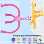 Telescopic Suction Cup Giraffe Toy Pop Tubes Fidget Toys Sensory Tubes Boys Girls Toddler Autism Products Easter Gifts,Cute Giraffe Stretch Tube Stress Relief Sensory Toy For Kids - Image 8
